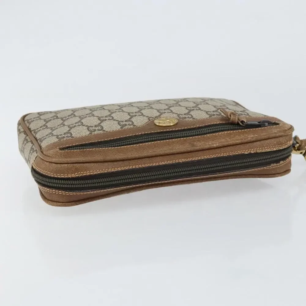 Gucci GG Plus Clutch Bag Beige